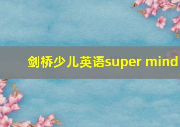 剑桥少儿英语super mind